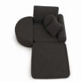Fotel Modułowy dla Dziecka – 6 Elementów | Bearly | 60cm, dark-chocolate