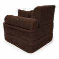 Fotel Modułowy dla Dziecka – 6 Elementów | Bearly | 60cm, ciemny-braz
