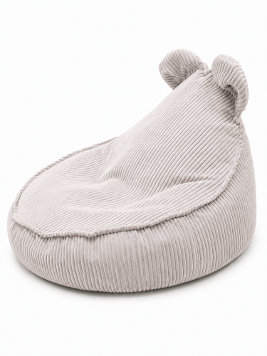 Pufa dla Dziecka - Sako Bag Teddy XL | Aesthetic, ecru
