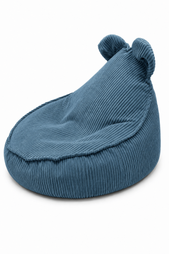 Pufa dla Dziecka - Sako Bag Teddy XL | Aesthetic, turkusowy