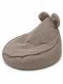 Pufa dla Dziecka - Sako Bag Teddy XL | Aesthetic, taupe