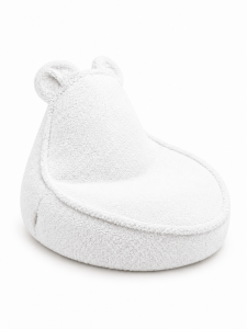 Pufa dla Dziecka - Sako Bag Teddy XL | Bearly, brudna-biel