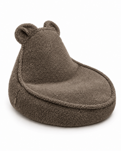 Pufa dla Dziecka - Sako Bag Teddy XL | Bearly, dark-chocolate