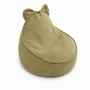 Pufa dla Dziecka - Sako Bag Teddy XL | Slimcord, lime
