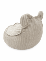 Pufa dla Dziecka - Sako Bag Teddy XL | Aesthetic, grey