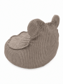 Pufa dla Dziecka - Sako Bag Teddy XL | Aesthetic, taupe