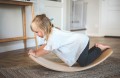 Drewniana Deska do Balansowania - Balance Board 80x30cm, Naturalna