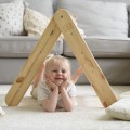 MeowBaby® Drewniana Drabinka dla Dziecka do Pokoju Montessori, Naturalna