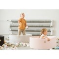 Okrągły Basen z 300 piłkami 90x40cm, Jasnoróżowy, Cotton