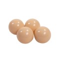 MeowBaby® Plastikowe Piłeczki do Suchego Basenu 7cm, 50 szt, Beżowe