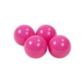 MeowBaby® Plastikowe Piłeczki do Suchego Basenu 7cm, 50 szt, Ciemnoróżowe