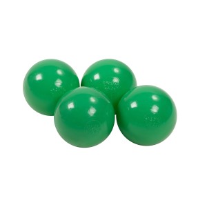 MeowBaby® Plastikowe Piłeczki do Suchego Basenu 7cm, 50 szt, Ciemnozielone