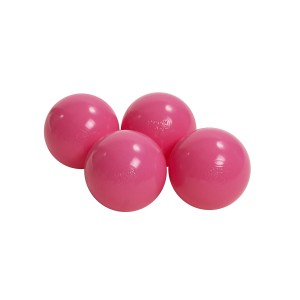 MeowBaby® Plastikowe Piłeczki do Suchego Basenu 7cm, 50 szt, Jasnoróżowe