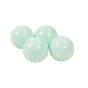 MeowBaby® Plastikowe Piłeczki do Suchego Basenu 7cm, 50 szt, Miętowe