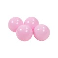 MeowBaby® Plastikowe Piłeczki do Suchego Basenu 7cm, 50 szt, Pasteloworóżowe