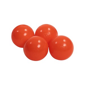 MeowBaby® Plastikowe Piłeczki do Suchego Basenu 7cm, 50 szt, Pomarańczowe