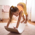 MeowBaby® Deska do Balansowania z Filcem 80x30cm dla Dzieci, Balance Board Czarny z Filcem, Szary Melanż