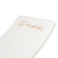 MeowBaby® Deska do Balansowania z Filcem 80x30cm dla Dzieci, Balance Board Biały z Filcem, Beżowy