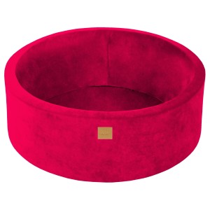 Okrągły Basen bez piłek, 90x30cm, Magenta, Velvet