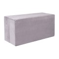 MeowBaby® Sofa dziecięca Standard, Welurowa, Szara