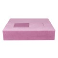 MeowBaby® Sofa dziecięca Standard, Welurowa, Różowa