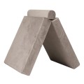 MeowBaby® Sofa dziecięca Premium, Welurowa, Szara
