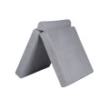 MeowBaby® Sztruksowa sofa dziecięca Premium, Szara