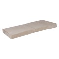 MeowBaby® Sztruksowa sofa dziecięca Premium, Ecru