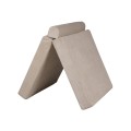 MeowBaby® Sztruksowa sofa dziecięca Premium, Ecru