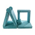 MeowBaby® Aesthetic Sztruksowa sofa dziecięca Premium, Turkusowa