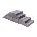 MeowBaby® Velvet Bricks Set Multifunkcyjny plac zabaw dla dzieci, Szary