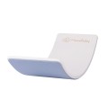 MeowBaby® Deska do Balansowania z Filcem 80x30cm dla Dzieci, Balance Board Biały z Filcem, Błękitny