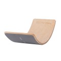 MeowBaby® Deska do Balansowania z Filcem 80x30cm dla Dzieci, Drewniany Balance Board, Autostrada, Szary
