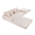 MeowBaby® Modułowa Sofa Premium, Boucle