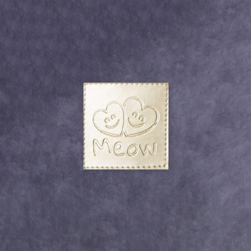 MeowBaby® Pokrowiec na Suchy Basen 90x30cm, Welurowy, Szaroniebieski