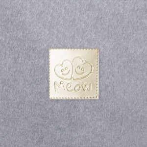 MeowBaby® Pokrowiec na Suchy Basen 90x40cm, Welurowy, Jasnoszary