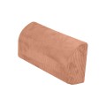 MeowBaby® Sztruksowa sofa dziecięca Premium, Ceglana