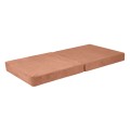 MeowBaby® Sztruksowa sofa dziecięca Premium, Ceglana