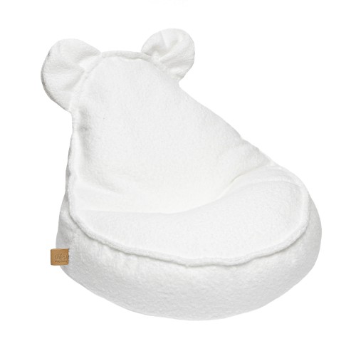 Boucle Sako Bag Teddy - Pufa dla Dzieci Kolor bialy-1