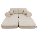 Sofa Modułowa dla Dziecka Plus - 10 Elementów | Slimcord Beżowy