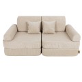 Sofa Modułowa dla Dziecka Plus - 10 Elementów | Slimcord Beżowy