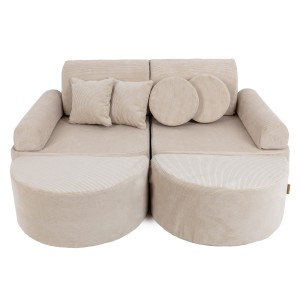 Sofa Modułowa dla Dziecka Max - 12 Elementów | Slimcord Beżowy