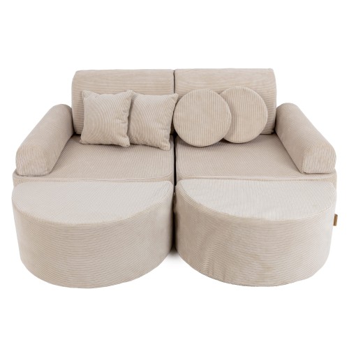 Sofa Modułowa dla Dziecka Max - 12 Elementów | Slimcord Beżowy