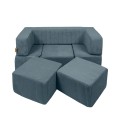 Aesthetic Sofa Bricks Turkusowa