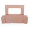 Aesthetic Sofa Bricks Pudrowy róż