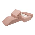 Aesthetic Sofa Bricks Pudrowy róż