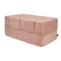 Aesthetic Cube Sofa Pudrowy róż