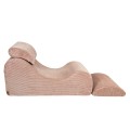 Wave Lounger Aesthetic Pudrowy Róż