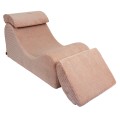 Wave Lounger Aesthetic Pudrowy Róż