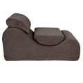 Wave Lounger Aesthetic Brąz